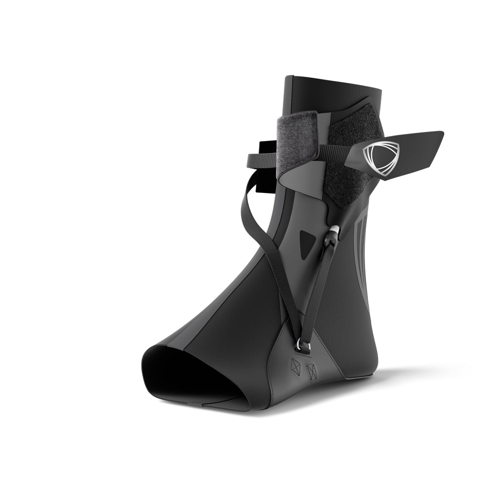 Black ankle brace: The BetterGuard 3.0 best ankle brace for sports ankle support. Adjustable straps. #color_black