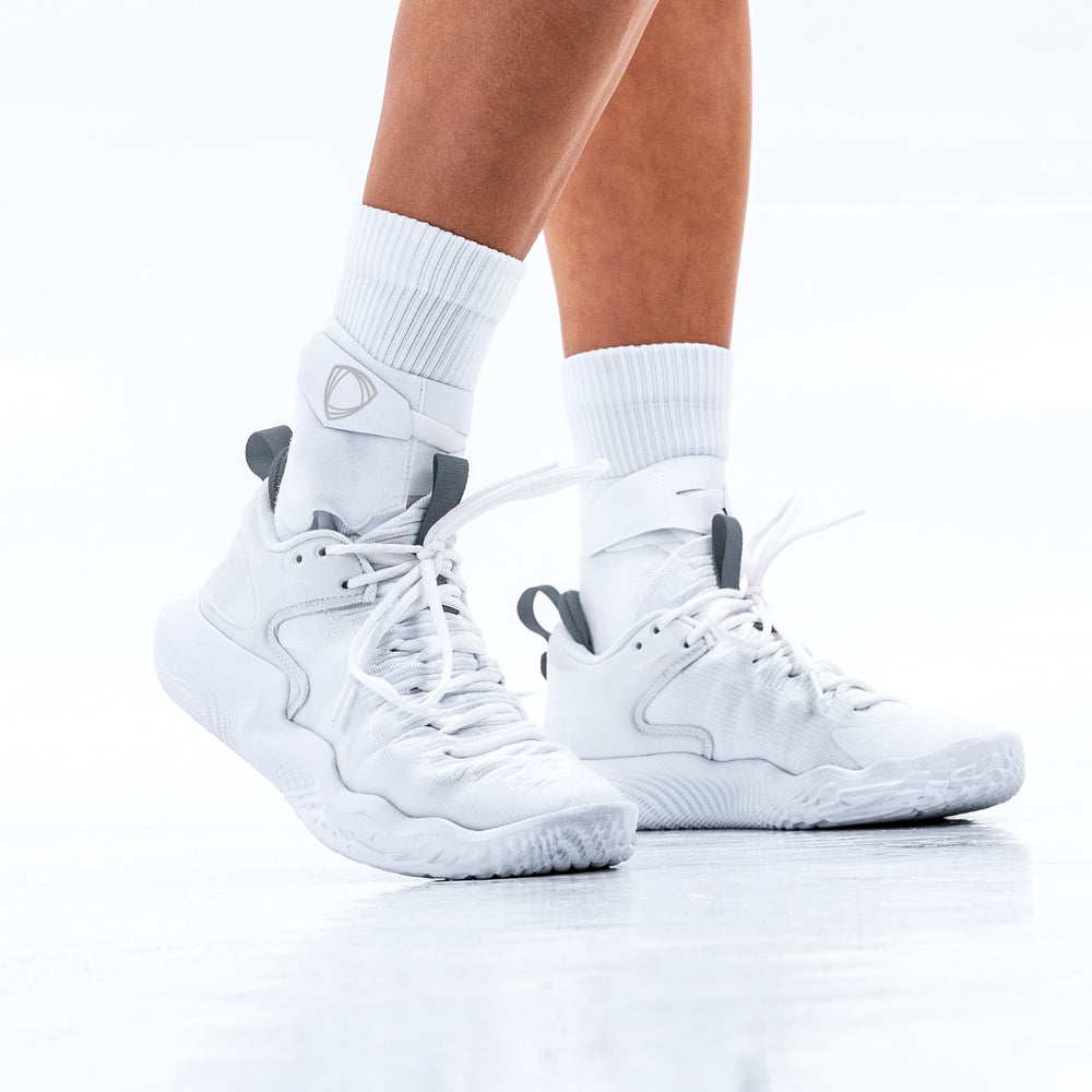 White ankle support braces #color_white