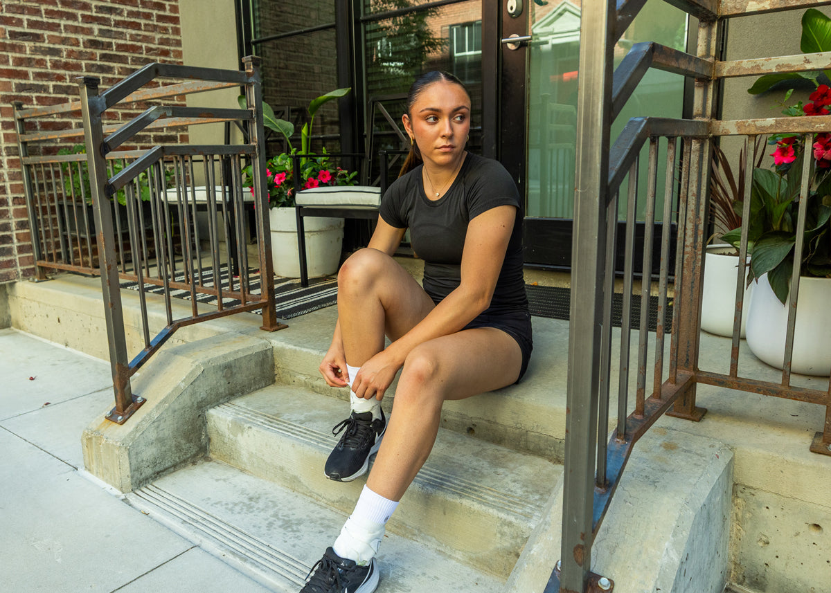 Ankle brace for ankle sprain recovery