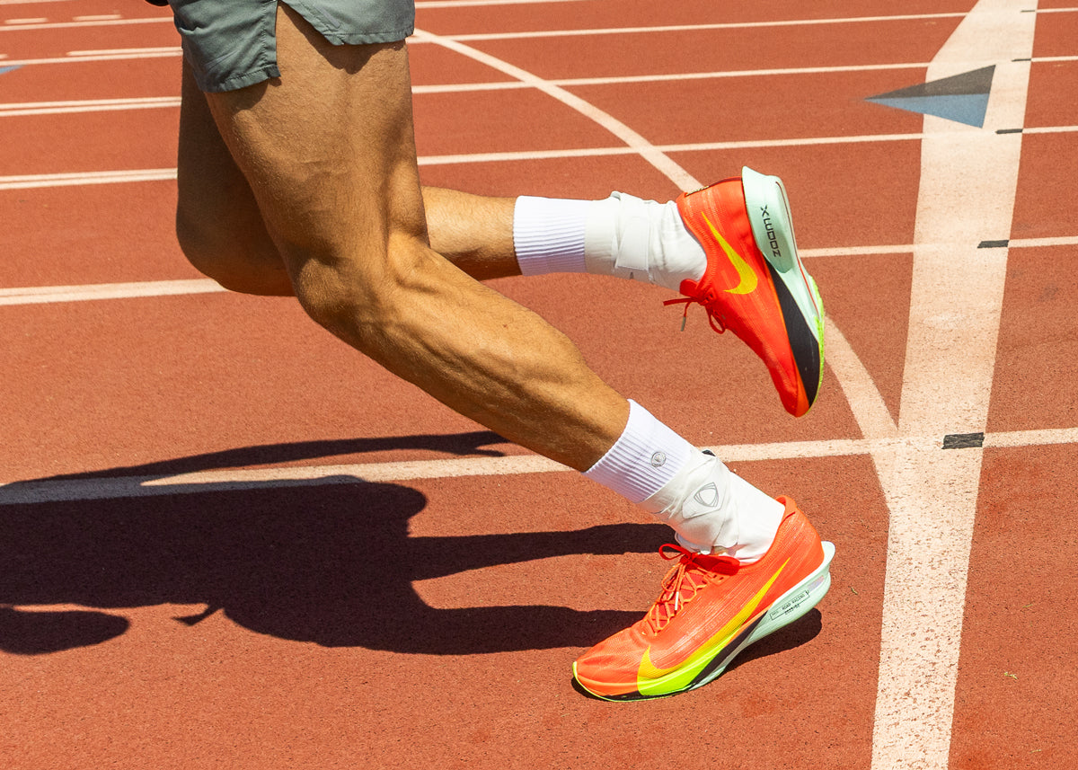 Performance-driven ankle brace for running