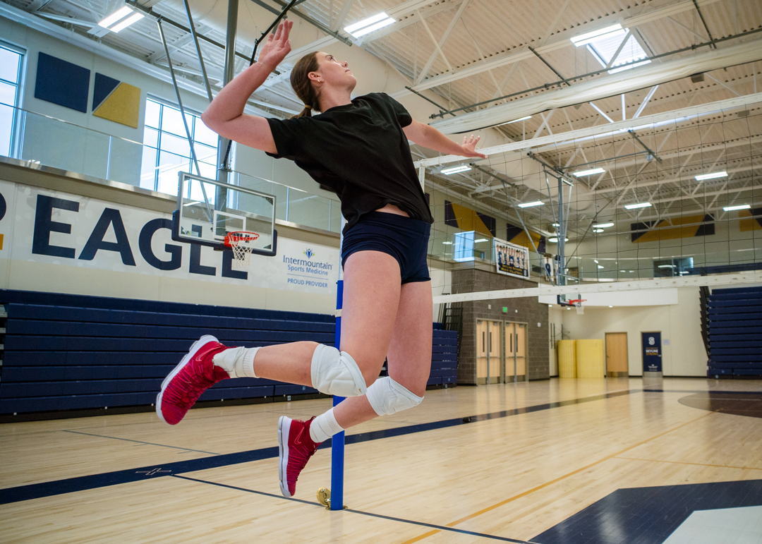 Volleyball ankle braces