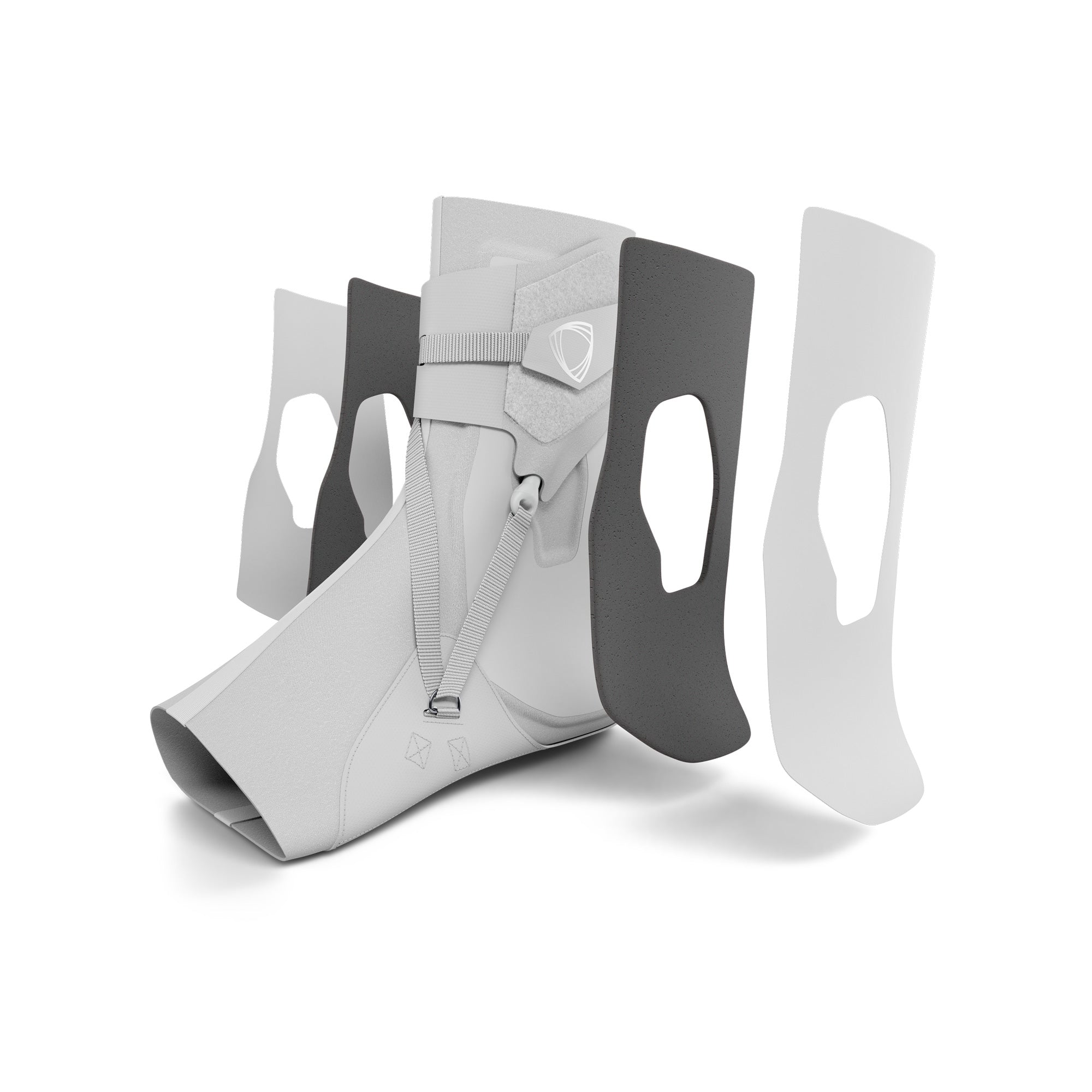Ankle brace with maximum lateral and medial ankle support for sprained ankles #color_white