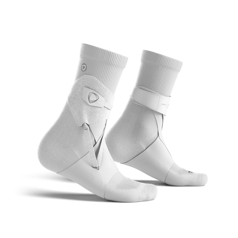 Sports ankle braces in white #color_white