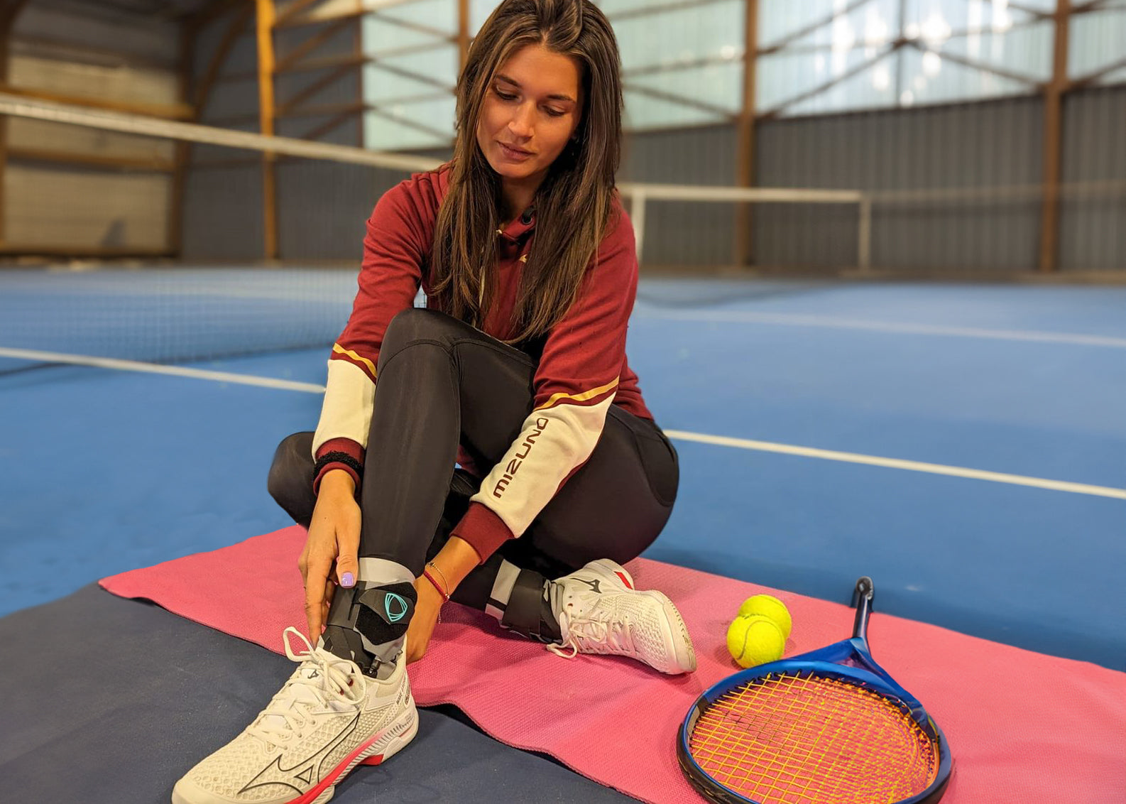 Tennis ankle brace