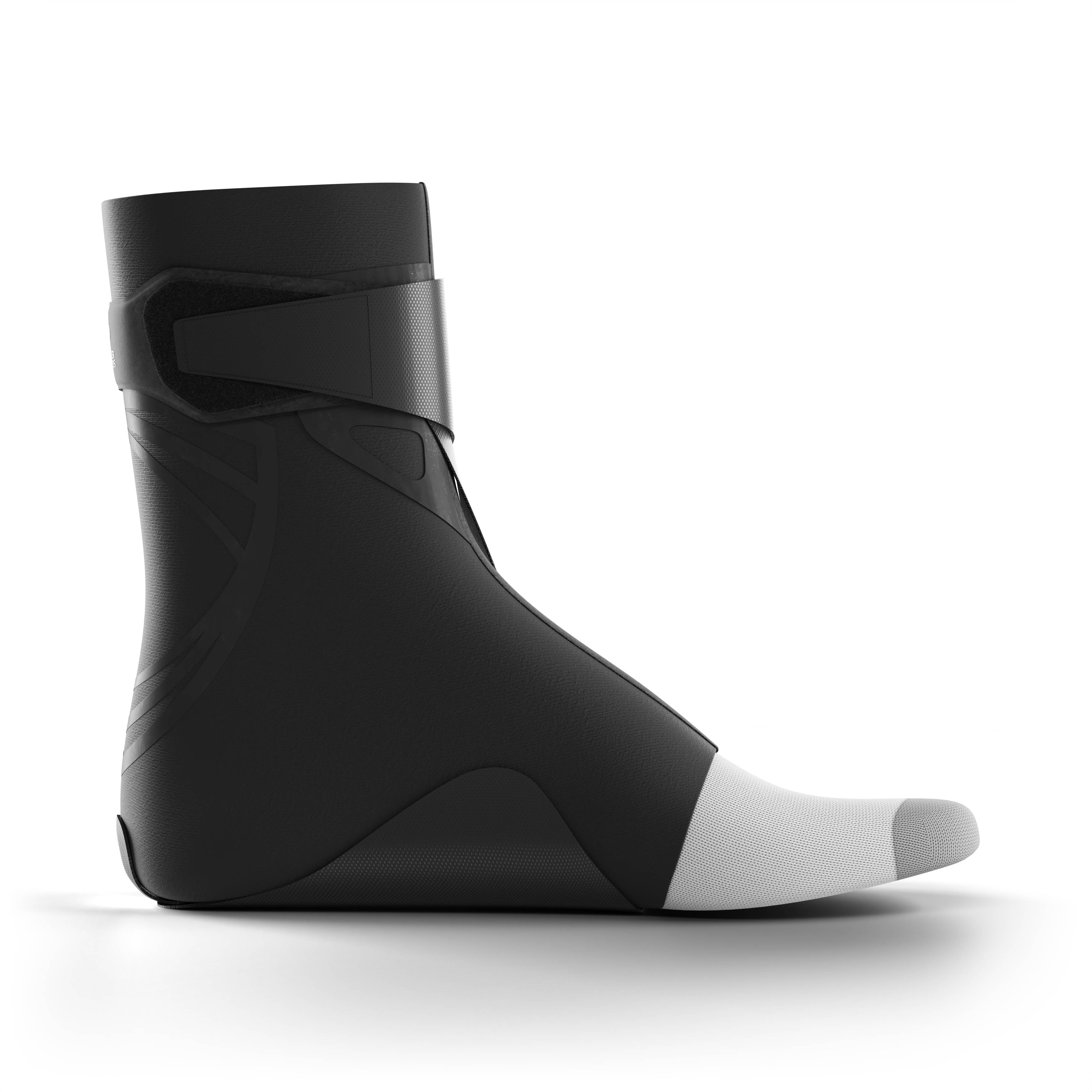 The best ankle brace for all sports ankle support. Medial side view. #color_black