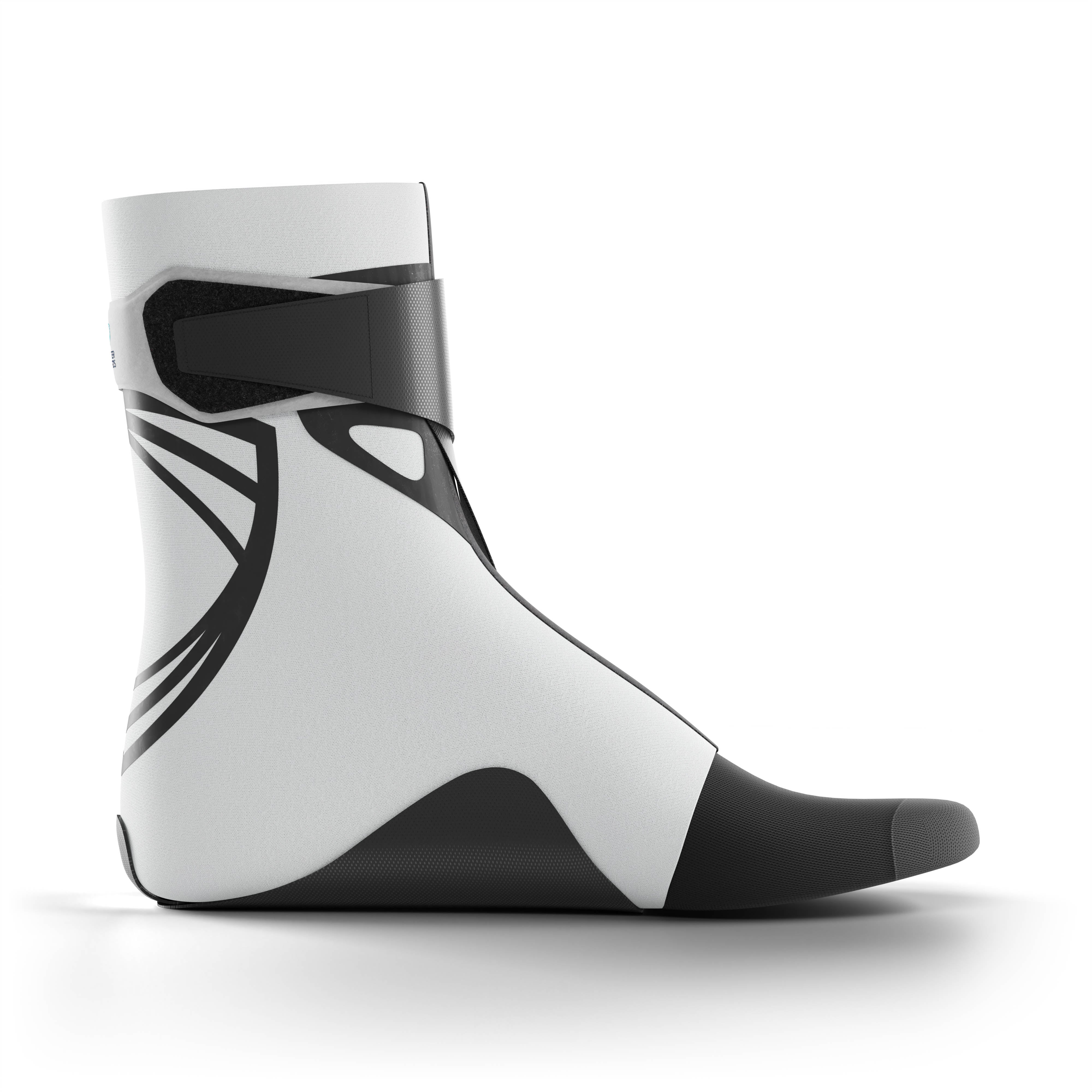 The best ankle brace for all sports ankle support. Medial side view. #color_gray