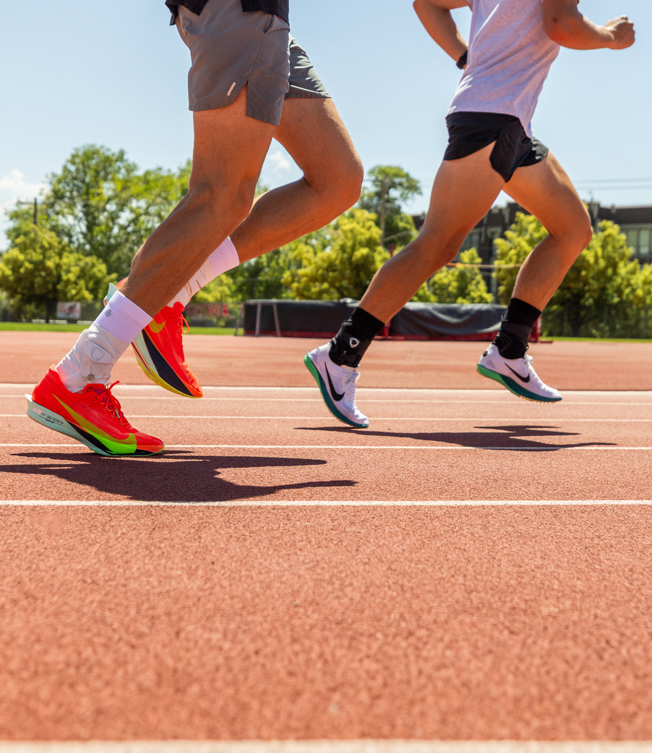 track spikes with ankle support